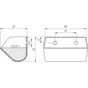 Ковш норийный полимерный DS-1009А чертеж