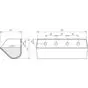Ковш норийный полимерный DS-3114 чертеж