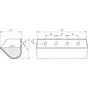 Ковш норийный полимерный DS-3116 чертеж