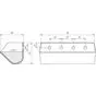 Ковш норийный полимерный DS-3118 чертеж