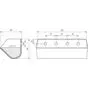 Ковш норийный полимерный DS-3518 чертеж