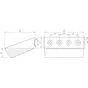 Ковш норийный металлический цельнотянутый КОЦ-350 чертеж