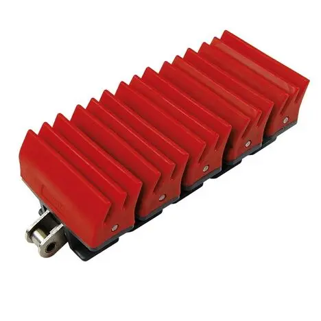 Пластинчатая пластиковая цепь серия 1873 GRIPPER GS2